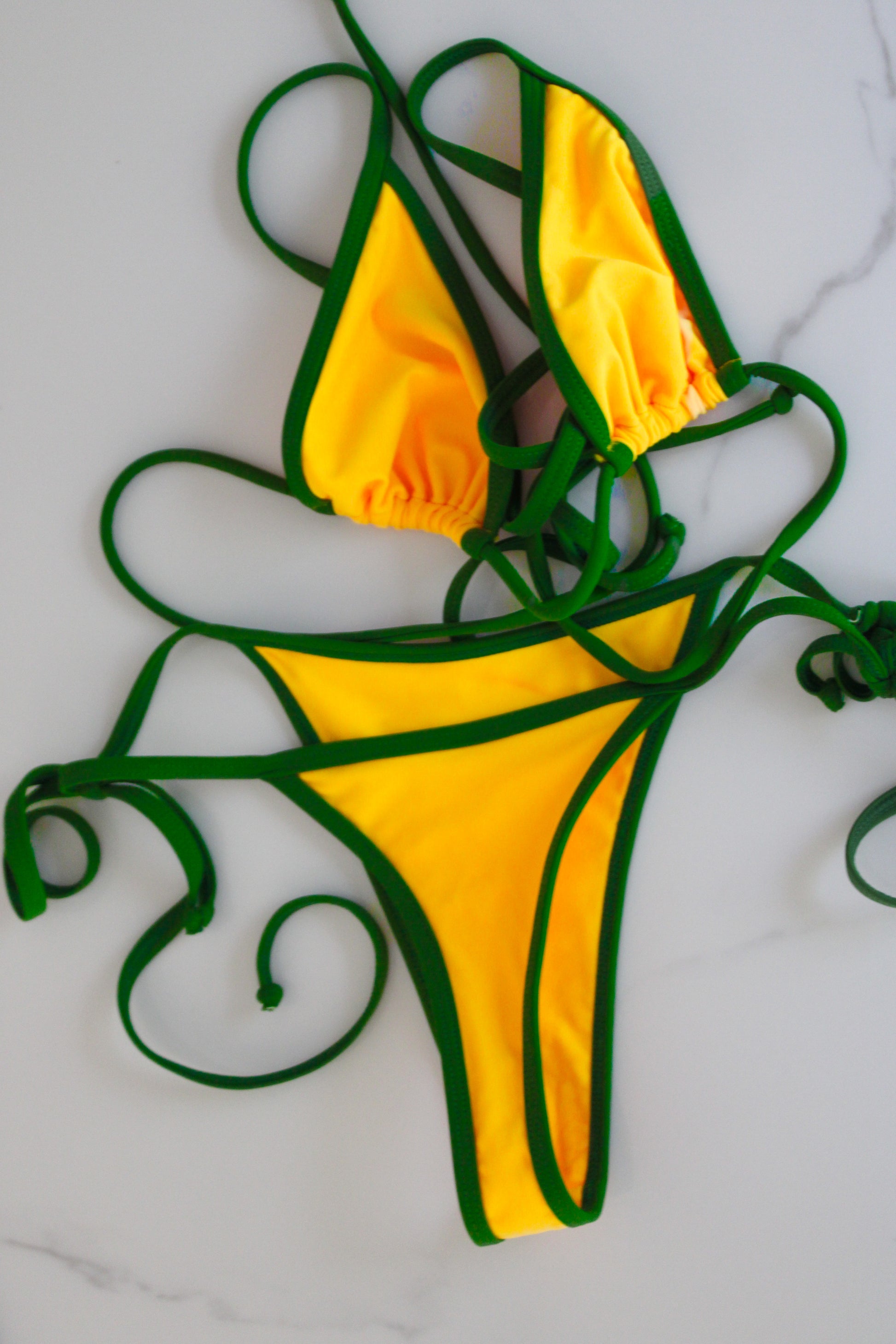 Flag color swimsuit