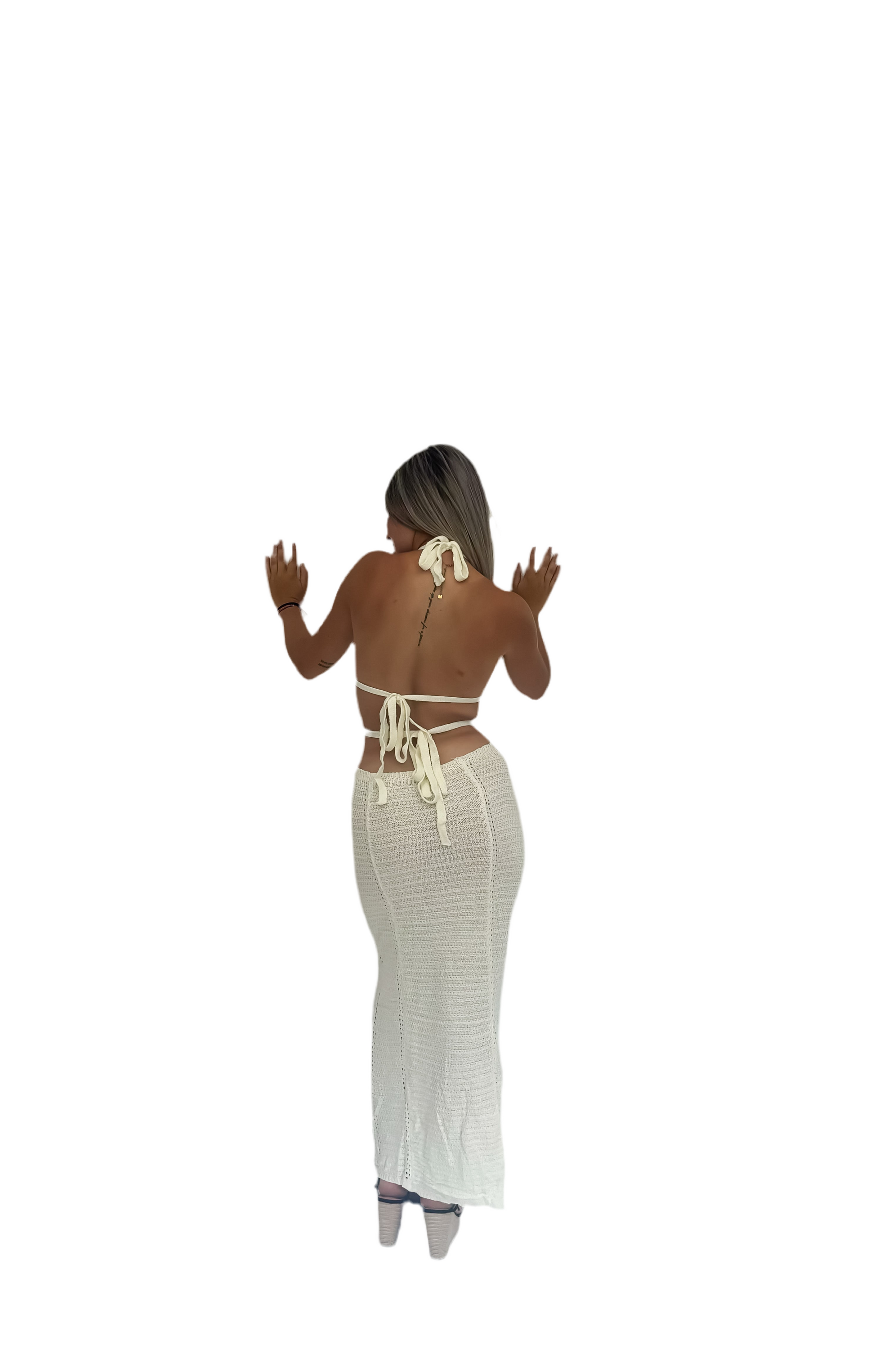 Robe mi-longue