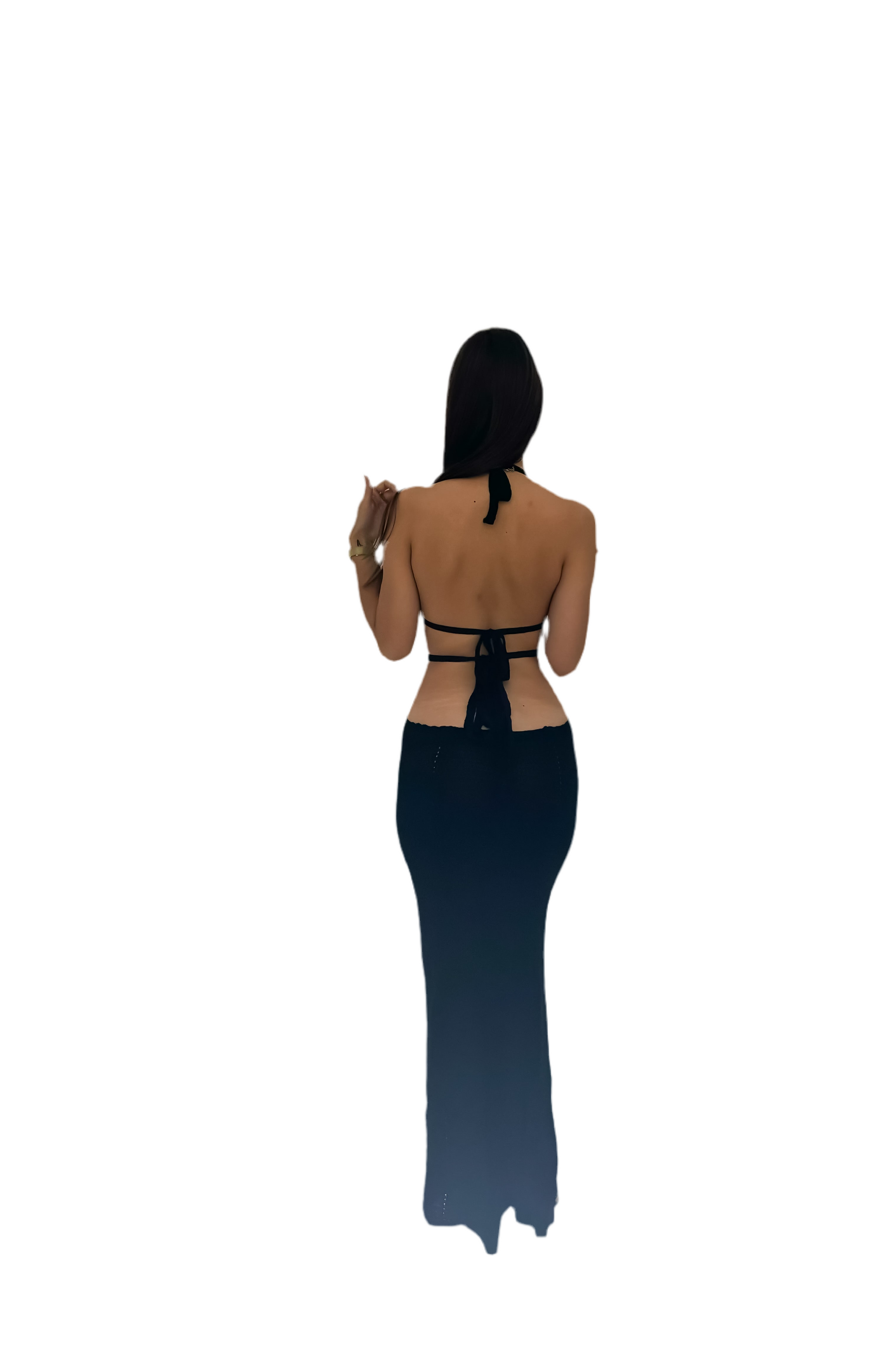 Robe mi-longue